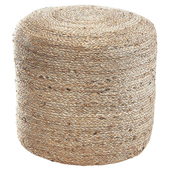 Підлоговий стілець Kobolo Pouf - Flow - виготовлений з морської трави з бавовняним наповнювачем