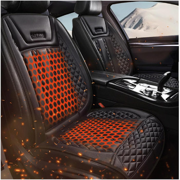 Чохол на сидіння з підігрівом NURII 12 В, інтелектуальне керування, регульована температура Підігрів сидінь Uto 12 В Універсальні чохли для сидінь Comfort Uto для вантажівки, -1Pckung 1Pckung (E, 1 упаковка)