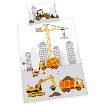 Комплект постільної білизни для немовлят BABY BEST, двосторонній мотив Jana Baustelle, підковдра 100x135см, наволочка 40x60см, фла