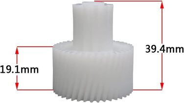 Шестерні запчастини для побутової електричної пластикової м'ясорубки Mcl02dv. для Moulinex. HV6, HV8, HV10. Tefal T-Fal, 5 шт.