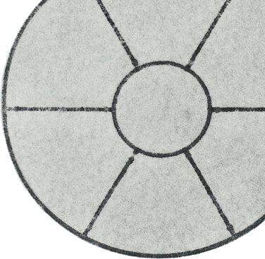 Комбінований фільтр vhbw сумісний з Moulinex T51, T43, T48, T49, T50, T44, T45, T46, T47 Фритюрниця - фільтр жиру та запаху, 165 мм