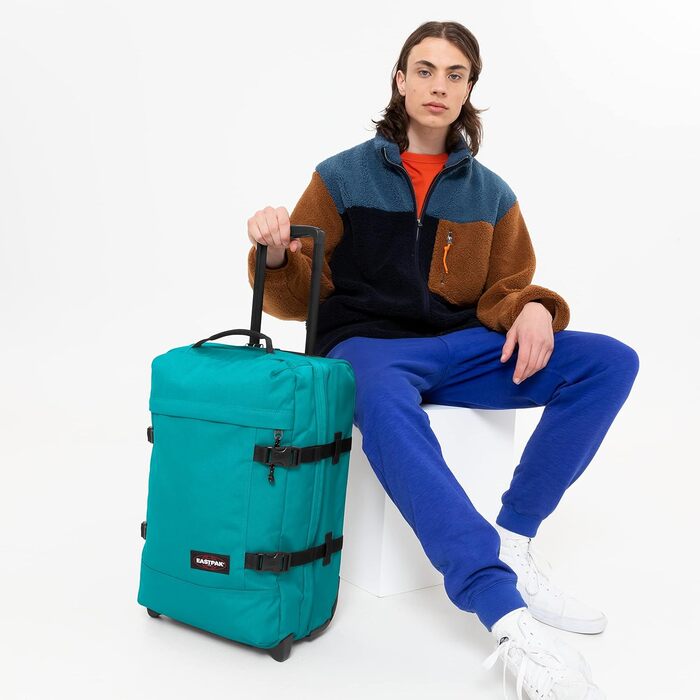 Валіза Eastpak TRANVERZ S, 51 см, 42 л, Arctic Aqua (синій) Acqua Artica