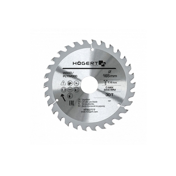 Диск пиляльний по дереву HOEGERT 165 (HT6D777)