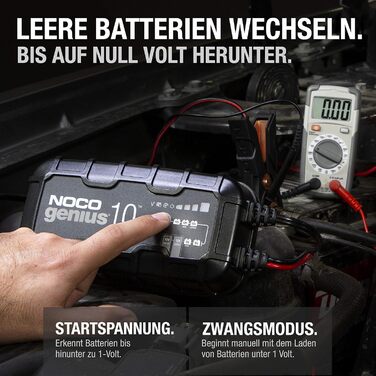 Інтелектуальний зарядний пристрій 10А, зарядний пристрій 6В/12В, крапельний зарядний пристрій і десульфатор з температурною компен