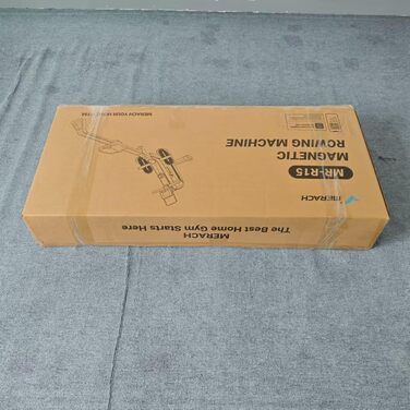 Складаний домашній гребний тренажер MERACH, магнітний, тихий гребний тренажер з ексклюзивним додатком, покращеними та подовженими напрямними рейками для більшої свободи рухів, ручне регулювання R15B2 (класичний)