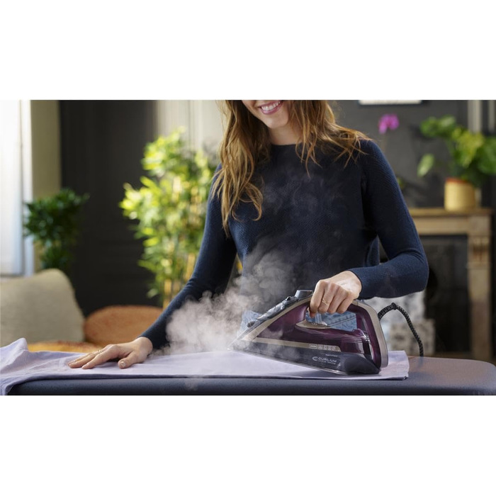 Парова праска Tefal FV6870 Smart Protect Plus 2800 Вт Автоматичне вимкнення Вертикальна подача пари Видатні ковзаючі властивості 2