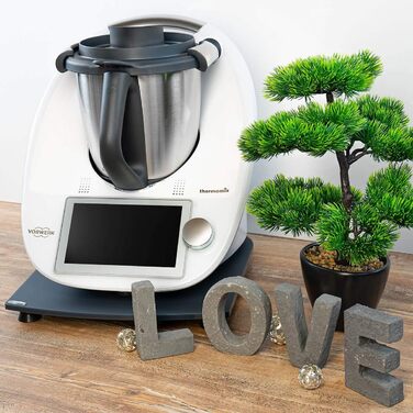 Ковзаюча дошка Coolina Premium для Thermomix - підходить для TM5, TM6 & TM31 - Високоякісна ковзаюча - виготовлена з акрилу - антрациту