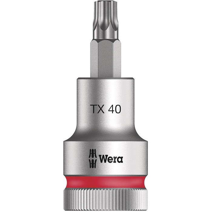 Набір біт Wera 05003997001 C 3, TORX HF Zyklop Bitnuss-Satz, Torx, з фіксатором, привід 1/2, 6 предметів