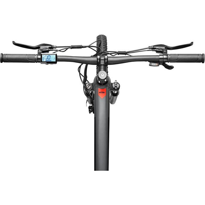 Гірський велосипед TELEFUNKEN 29 дюймів для чоловіків та жінок Електричний велосипед із заднім двигуном потужністю 250 Вт та акумулятором 468 Втгод 7-швидкісний перемикач швидкостей Дискові гальма Hardtail MTB Pedelec, колір Granite Grey M919