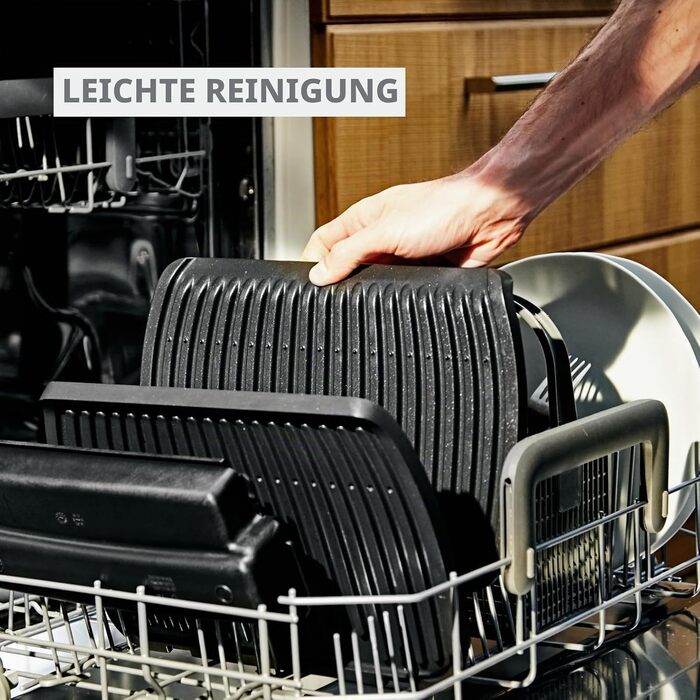 Електрогриль Moulinex Optigrill GI712D для приміщень 6 автоматичних програм, індикатор готовності, антипригарне покриття, для м'яса, риби та овочів