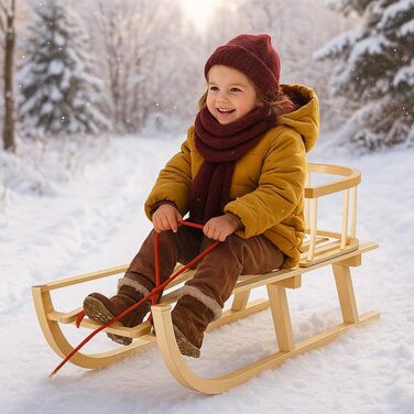 Санки IMPWOOD, дерев'яні, зі знімною спинкою, 100 кг