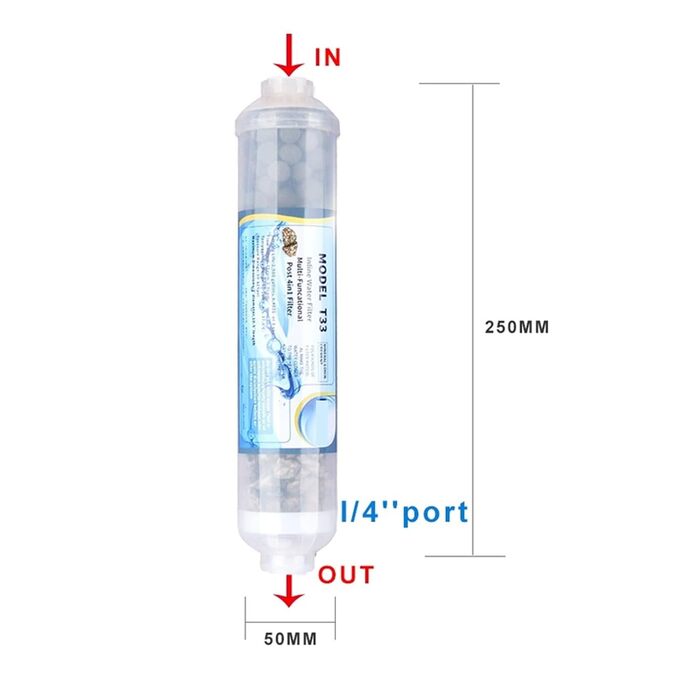 Фільтр для води зі зворотним осмосом. Мінералізація. Слаболужний камінь Майфан. Багатоступеневий фільтр із фільтром дальнього інфрачервоного випромінювання. PH/Кальцій. Автоматична фільтрація з двокомпонентним розємом (колір 6t 6 p).
