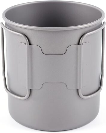 Титанова кружка TOAKS 450 мл для походів, кемпінгу, кавника, надлегкого кемпінгового посуду 450 мл