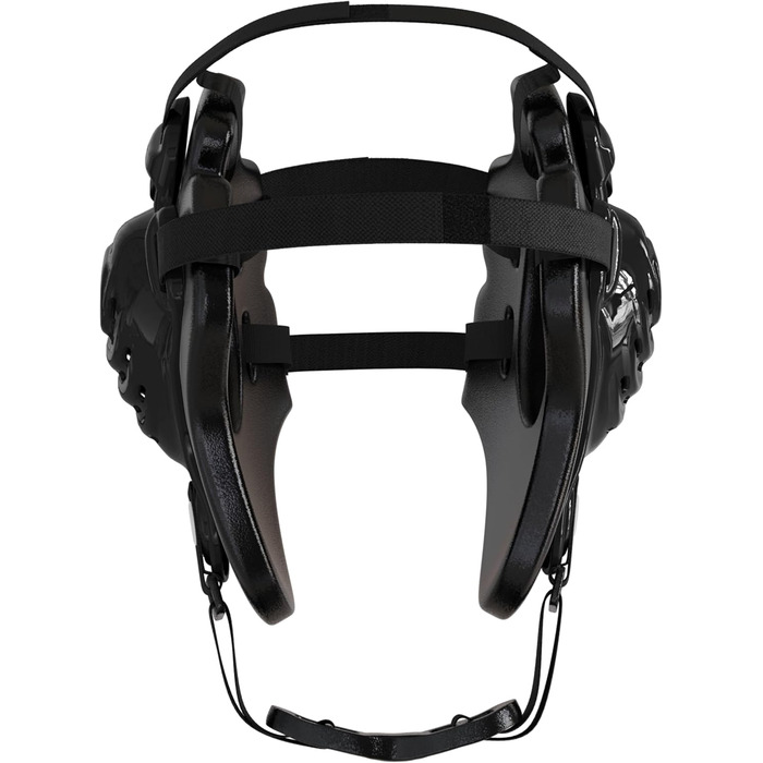 Захист вух для дорослих борців GCA Nelson Pro, регульований, D1 BJJ MMA, універсальний, чорний/чорний/чорний