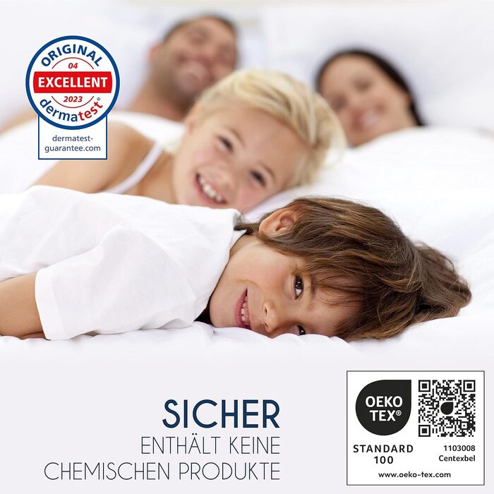 Наматрацник Dreamzie 70x140 Дитячий водонепроникний Виготовлено в ЄС та Oeko-TEX Сертифікований вологозахист Дихаючий 1 70 x 140 с