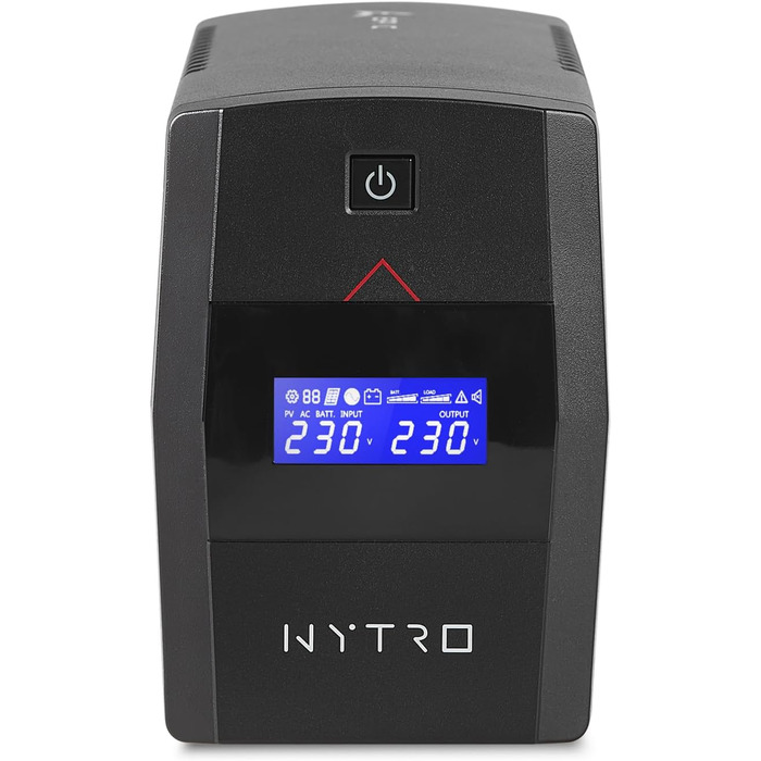 ДБЖ з чистою синусоїдою, 800 ВА / 480 Вт, ДБЖ для ігрових ПК, блоків живлення з активним PFC, Mac та консолей, джерело безперебійного живлення, 2 розетки Schuko, 800 ВА / 480 Вт