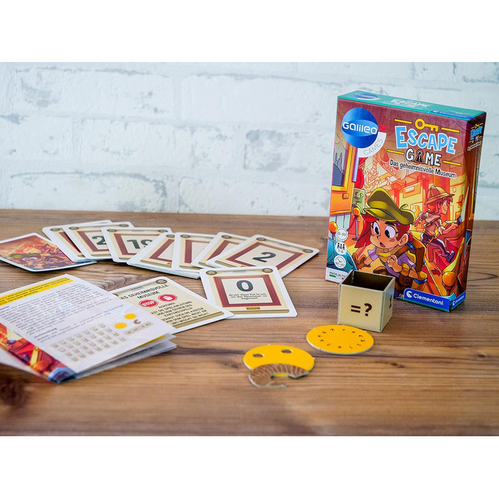 Настільна гра для головоломок і загадок, включаючи картки-підказки та реквізит - Сімейна гра для дітей віком від 8 років 59227