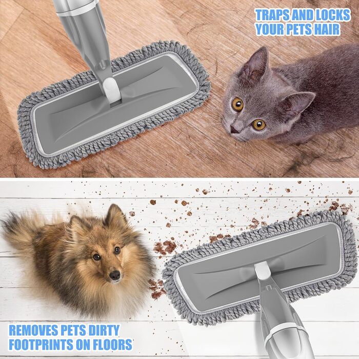 Швабра з функцією розпилення - EXEGO Швабра для підлоги з функцією розпилення Швабра для підлоги з функцією розпилення Швабра для