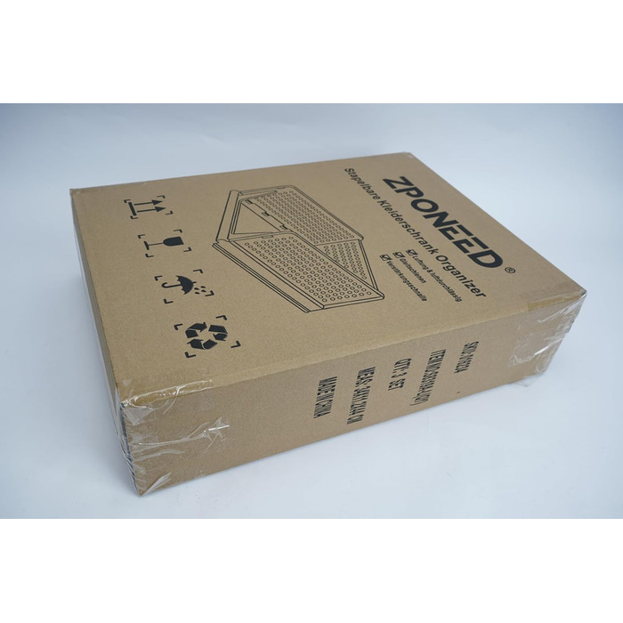 Абелювані коробки для зберігання речей у шафі, складні ящики для зберігання з висувними ящиками, пластикові коробки для зберігання, для спальні, кухні, ванної кімнати, 3 шт. и, розмір L, 3 шт.