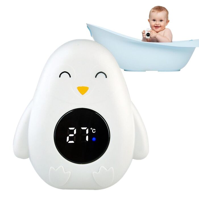 Термометр для дитячої ванни плаваючий цифровий вимірювач температури води та дитячої ванни Тестер температури на дисплеї, безпека,