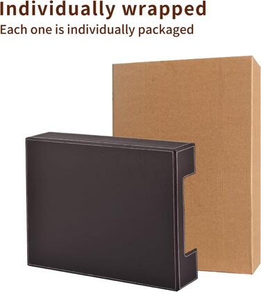 Шкіряний лоток для листів, канцелярське приладдя, органайзер для канцелярського приладдя, журналів, ювелірних виробів, косметики, розкішний тримач для листів та багатоцільова коробка для зберігання, штабелюється, для офісу, кави