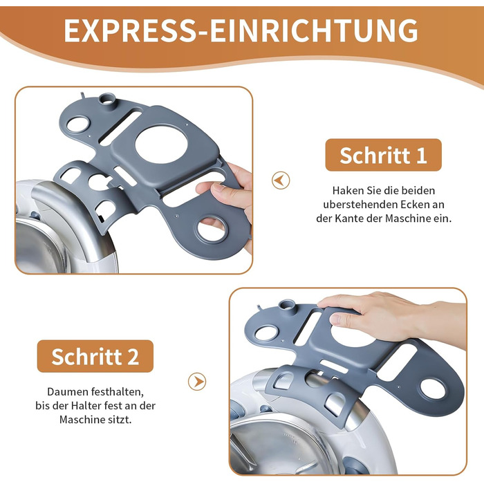 Тримач для аксесуарів Thermomix, Підходить для TM5 і TM6, Місце для 9 аксесуарів, Полиця для кухонного комбайна Зберігання аксесуарів