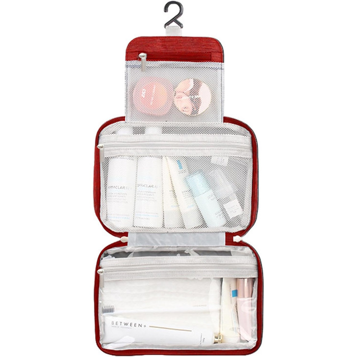 Косметичка з відділеннями, водонепроникна косметичка, водонепроникна косметичка, органайзер, косметичка, велика сумка для туалетно