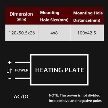 Нагрівач 200 Вт 220 В PTC ізольований керамічний повітряний нагрівач, PTCYIDU керамічний повітряний нагрівальний елемент постійної температури PTC електричний нагрівач керамічний нагрівач для зволожувачів повітря 76a2-220v-200w