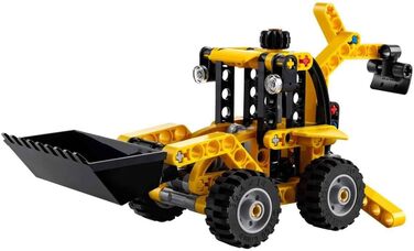 Екскаватор-навантажувач LEGO Technic, набір конструкторів для хлопчиків і дівчаток від 7 років, транспортний засіб, розвиваюча ігр