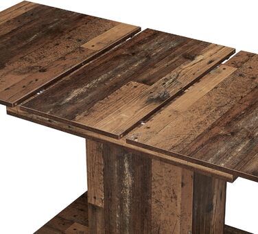 Обідній стіл B&D home Bosco розсувний 120-160x80 см, розрахований на 4-6 осіб, дерев&39яний кухонний стіл з підставкою для їдальні, кухні сучасний скандинавський дизайн техаський дуб, каркас з техаського дуба BE 11201-BE-EITE