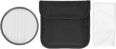 Фільтр спеціальних ефектів, розділений діоптрійний фільтр центрального поля, розділений діоптрійний фільтр із подвійним склом, центральний фільтр масштабування розмиття для дзеркальних дзеркальних фотоапаратів (82 мм)