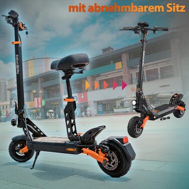 Електричний самокат 48V 15Ah Електричний самокат Електричний самокат, 9-дюймові пневматичні шини Електричний самокат E-Scooter Еле