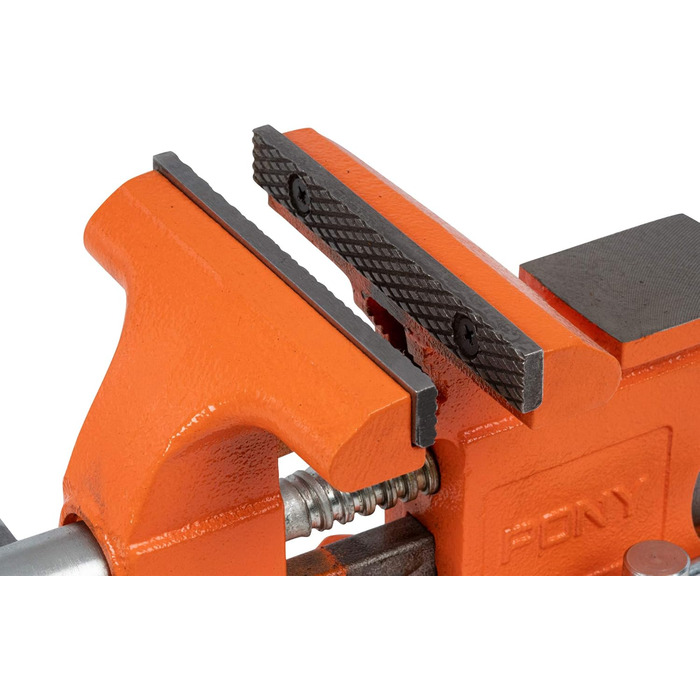 Верстат сріблястий Pony Jorgensen GID-286147 з поворотним основанням, помаранчевий, 11,4 см