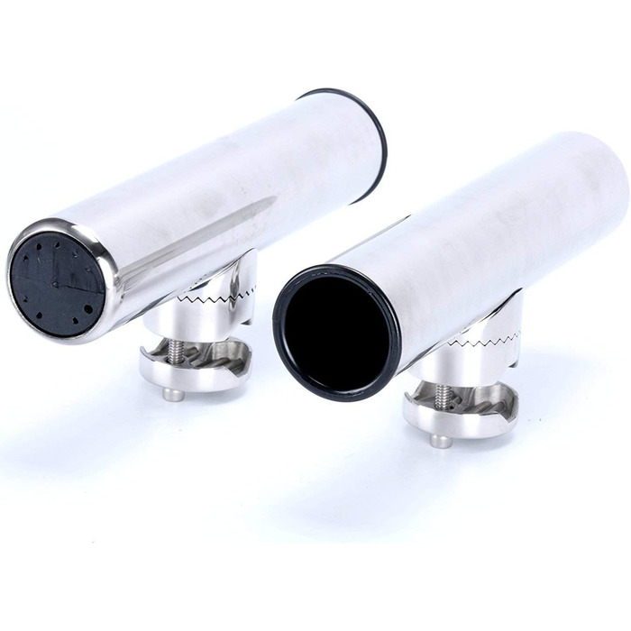 Тримачі для вудок FreeTec з нержавіючої сталі, 2 шт., тримачі для вудок для рейок 22-25 мм для човнів