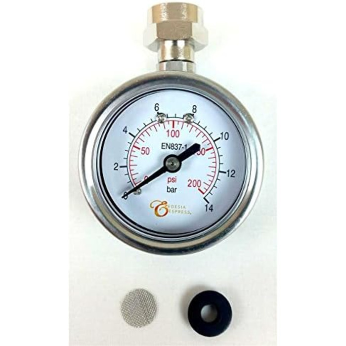 Манометр з портафільтром для вимірювання тиску заварювання для еспресо-машин