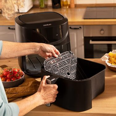 Аерофритюрниця Cecotec Cecofry Absolute 7600 7.6 л. 2000 Вт, цифрова та компактна, технологія PerfectCook, регульована температура та час, сенсорна панель, 8 режимів
