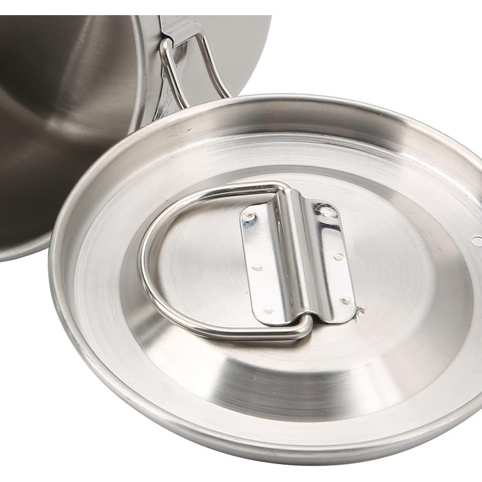 Складана кемпінгова чашка/кухоль/кемпінговий горщик, 2 шт. зовнішня пляшка/чашка з нержавіючої сталі/легкий кемпінговий горщик/рюкзачний посуд