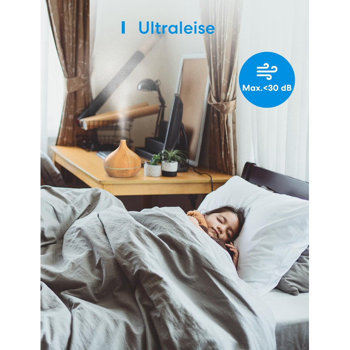 Ароматичний дифузор Meross працює з Apple HomeKit, Alexa та Google Home, розумний ультразвуковий зволожувач повітря з ефірними олі