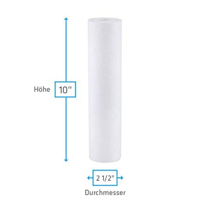 Система зворотного осмосу 6 ступенів ФІЛЬТР ВОДИ НІМЕЧЧИНА - з БІО активованим вугіллям і піновугільним фільтром - мембрана 75GPD, 285 л найчистішої питної води щодня, екологічний без BPA найкращий фільтр для кожного дому