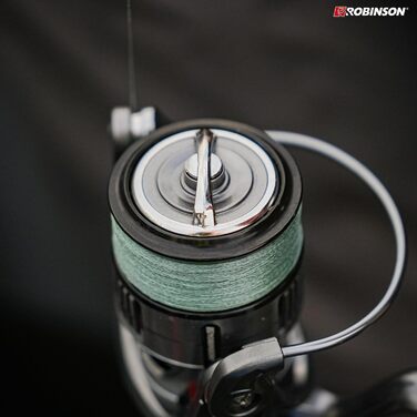 Котушка для спінінгу Robinson з 8 кульковими підшипниками - антиреверс - графітовий корпус - алюмінієва шпуля - передавальне число 5.21 - гальмівний вал 8 кг - котушка для спінінгу - Platinum 3000