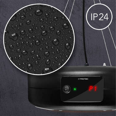 Обігрівач інфрачервоний Trotec IR 1550 SC 1500W + LED Black (1410003812)