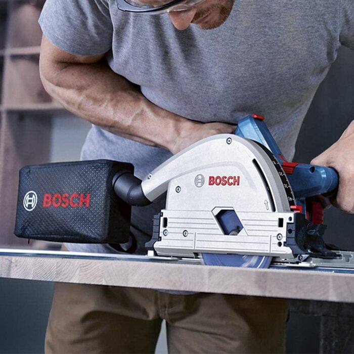 Акумуляторна дискова пила для занурювального пиляння Bosch Professional BITURBO GKT 18V-52 GC (попередньо встановлені рівні швидко
