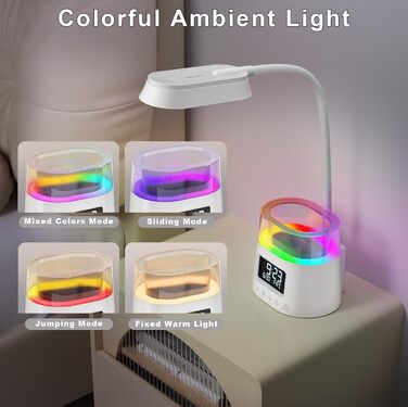 Дитяча настільна лампа EMOBACO, світлодіодна настільна лампа з RGB-підсвічуванням.