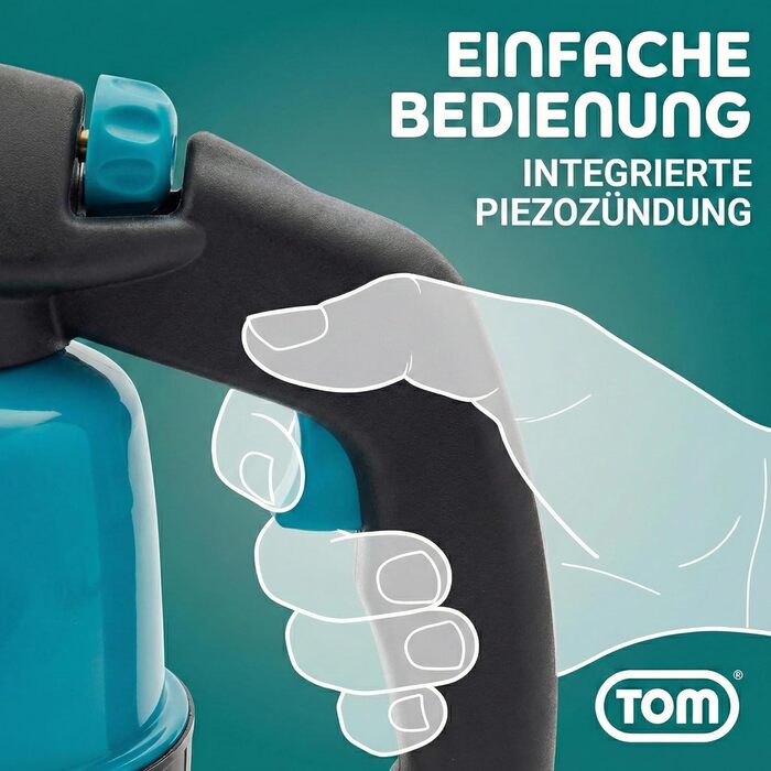 Комплект газових паяльників TOM вкл. 4 універсальні газові балончики по 190 г 1300C Паяльна лампа для мякого або твердого паяння Пєзорозпал Газовий пальник Бунзена (паяльник з 4 газовими балончиками)