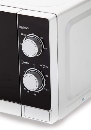 Мікрохвильова піч Sharp R200INW Solo / 20 л / 800 Вт / 5 рівнів потужності / Таймер від 35 хвилин до 00 секунд / Розморожування з контролем ваги / Режим енергозбереження / Скляний поворотний стіл (25,5 см) / Срібло