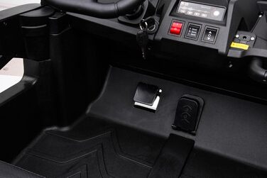 Дитячий електромобіль UTV XXL 24V 2 шт. місцевий, червоний, електромобіль для дітей 2 шт. місцевий, шкіряні сидіння, 2 двигуни по