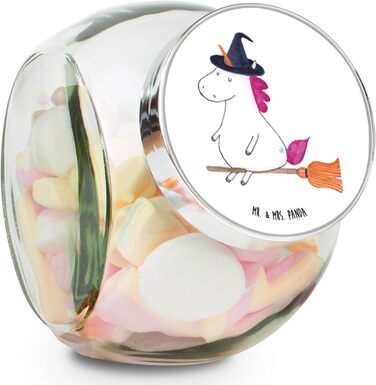 Баночка для цукерок Mr. & Mrs. Panda Unicorn Witch L 870 мл, преміум банка, 870 мл PD-1616337-STANDARD