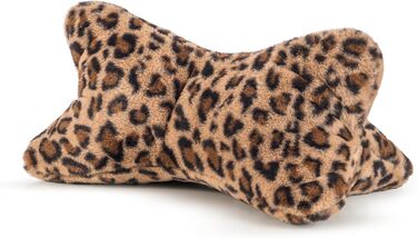 Подушка для шиї MAGMA Reading Bone Panthera Leopard Pattern 42x22x22 см Поліестер Штучне хутро Зроблено в Німеччині