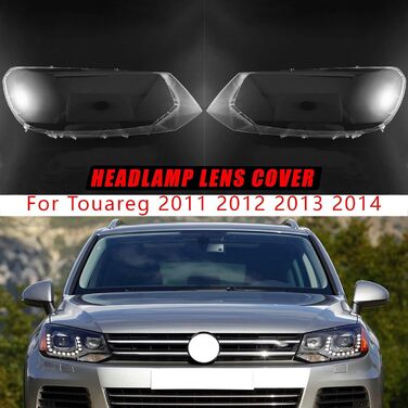 Для 2011 2012 2013 2014 Ліва/права бічна кришка автомобільної фари Прозорий абажур Лінза Скло, 2 шт.