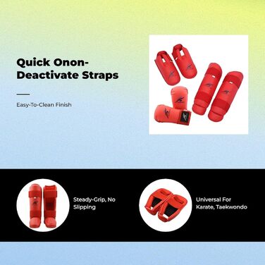 Коваку Карате Спаринг Gear Set Боксерські рукавички Гомілки Щитки Захист Професійне обладнання для Тренування Тхеквондо Грепплінг Санда